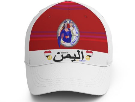 Basketball Cap GLOBAL FREEDOM UNITED© Couple Yemen Red Cheap