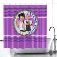 GLOBAL FREEDOM UNITED© Couple Israel Lilac - Quick-drying Shower Curtain Cheap