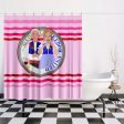 GLOBAL FREEDOM UNITED© Couple Albania Pink1 Quick-drying Shower Curtain Online Hot Sale