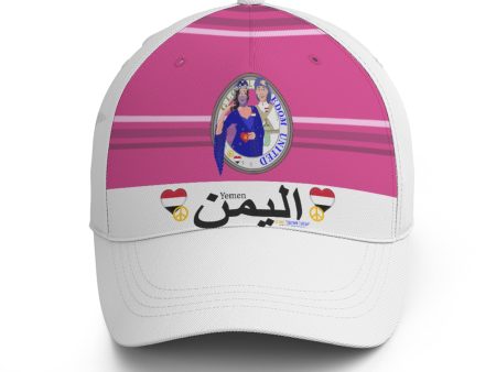 Basketball Cap GLOBAL FREEDOM UNITED© Couple Yemen Pink2 Discount