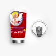 Tumbler GLOBAL FREEDOM UNITED ARCHANGEL GABRIEL ARABIC RED Sale