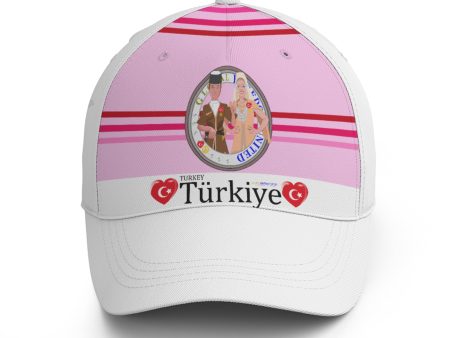 Basketball Cap GLOBAL FREEDOM UNITED© Couple Turkey Pink1 Online Sale