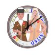 Wooden Wall Clock Without Scale GLOBAL FREEDOM UNITED© Couple Turkey Online Hot Sale