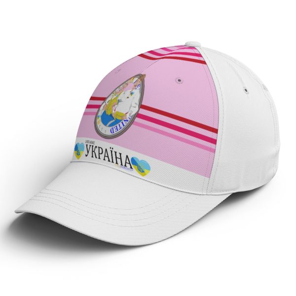 Basketball Cap GLOBAL FREEDOM UNITED© Couple Ukrain Pink1 Hot on Sale