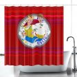 GLOBAL FREEDOM UNITED© Couple Ukrain Red -  Quick-drying Shower Curtain Supply