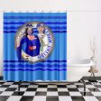 GLOBAL FREEDOM UNITED© Couple Yemen Deep Blue -  Quick-drying Shower Curtain Discount