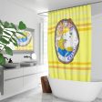 GLOBAL FREEDOM UNITED© Couple Ukrain Yellow - Quick-drying Shower Curtain Fashion