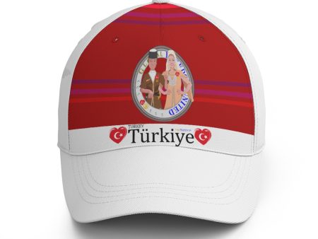 Basketball Cap GLOBAL FREEDOM UNITED© Couple Turkey Red For Discount