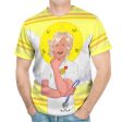 Men´s T-shirt GLOBAL FREEDOM UNITED© Archangel Gabriel Croatia  Yellow Online