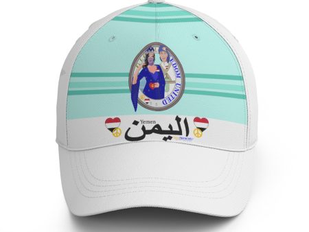 Basketball Cap GLOBAL FREEDOM UNITED© Couple Yemen Light Green Supply