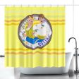 GLOBAL FREEDOM UNITED© Couple Ukrain Yellow - Quick-drying Shower Curtain Fashion