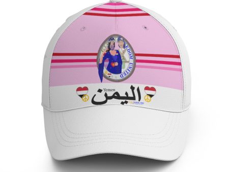 Basketball Cap GLOBAL FREEDOM UNITED© Couple Yemen Pink1 For Discount