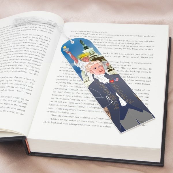 Acrylic Bookmark - Semicircle GLOBAL FREEDOM UNITED© USA BOY V3 Cheap