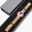 GLOBAL FREEDOM UNITED© Afro American - New Stylish Ultra-Thin Quartz Watch (With Indicators) Online Sale