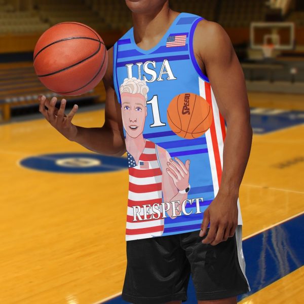 Basketball Jersey GLOBAL FREEDOM UNITED©  COUPLE EDITION USA V1 1 Fashion