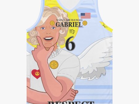 Basketball Jersey GLOBAL FREEDOM UNITED ARCHANGEL GABRIEL USA 6 For Discount