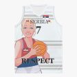 Basketball Jersey GLOBAL FREEDOM UNITED COUPLE EDITION WOMEN SERBIA v2 7 Cheap