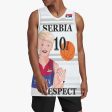 Basketball Jersey GLOBAL FREEDOM UNITED COUPLE EDITION SERBIA MEN V2 10 Online