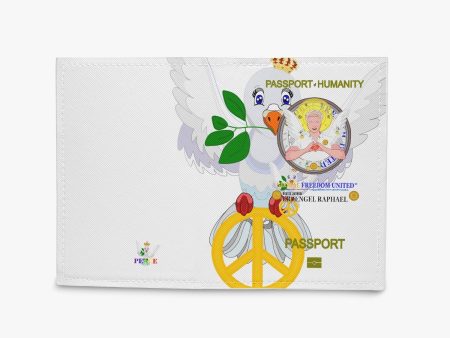 Passport Cover GLOBAL FREEDOM UNITED© ARCHANGEL RAPHAEL GERMAN SPIRITUEL PROTECTION For Discount