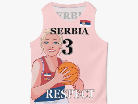 Kids Basketball Jersey GLOBAL FREEDOM UNITED GIRLS SERBIA 3 For Sale