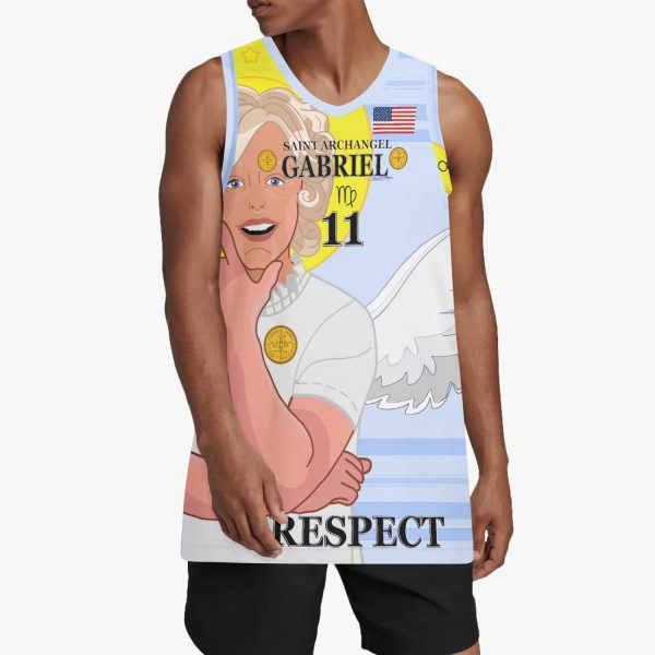 Basketball Jersey GLOBAL FREEDOM UNITED ARCHANGEL GABRIEL USA 11 Cheap