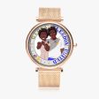 GLOBAL FREEDOM UNITED© Afro American - New Stylish Ultra-Thin Quartz Watch (With Indicators) Online Sale