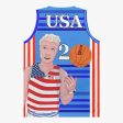 Basketball Jersey GLOBAL FREEDOM UNITED©  COUPLE EDITION USA V1 2 Discount