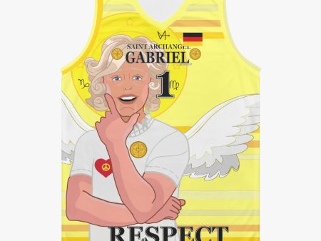 Basketball Jersey GLOBAL FREEDOM UNITED ARCHANGEL GABRIEL GERMANY 1 Hot on Sale