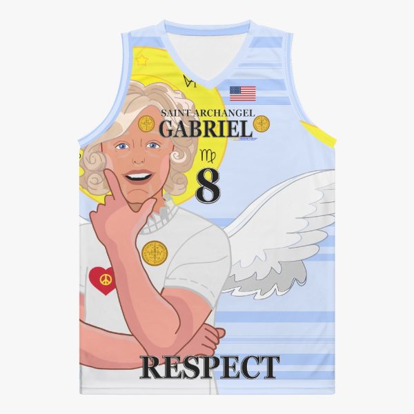 Basketball Jersey GLOBAl FREEDOM UNITED ARCHANGEL GABRIEL USA 8 Sale