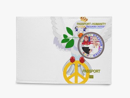 Passport Cover GLOBAL FREEDOM UNITED© IRAQ & USA For Cheap