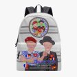 GLOBAL FREEDOM UNITED MEN FRENCH & GERMANY OLD PEACE GREY All-over-print Canvas Backpack Supply