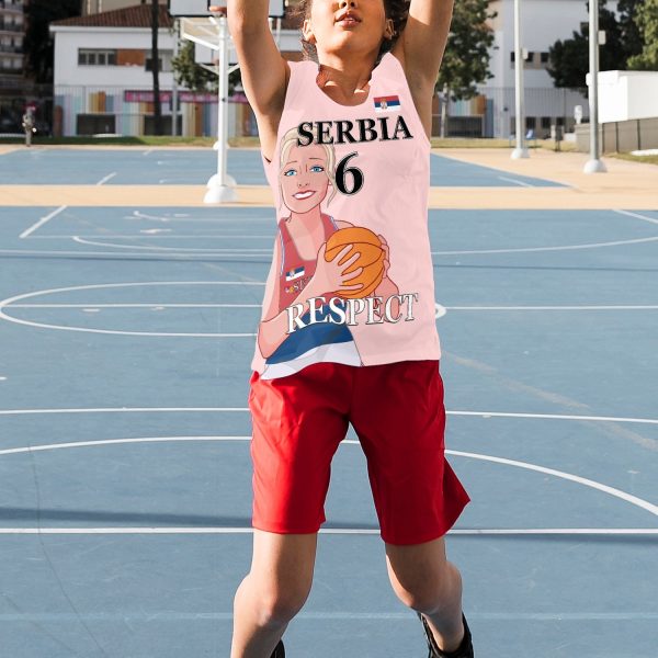 Kids Basketball Jersey GLOBAL FREEDOM UNITED GIRLS SERBIA 6 Discount