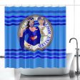 GLOBAL FREEDOM UNITED© Couple Yemen Deep Blue -  Quick-drying Shower Curtain Discount