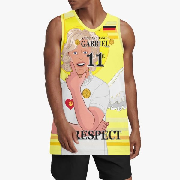 Basketball Jersey GLOBAL FREEDOM UNITED ARCHANGEL GABRIEL GERMANY 11 For Discount