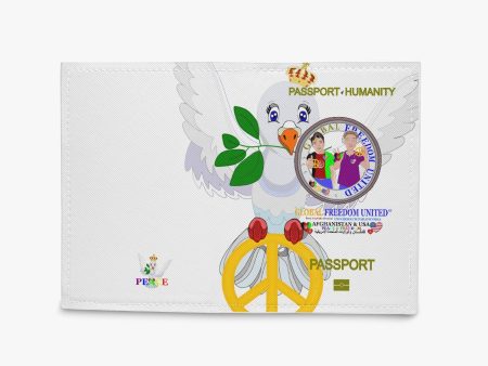 Passport Cover GLOBAL FREEDOM UNITED© MEN AFGHANISTAN & USA Online Sale