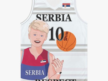 Basketball Jersey GLOBAL FREEDOM UNITED COUPLE EDITION SERBIA MEN V2 10 Online