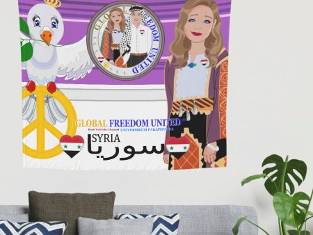 § Tapestry GLOBAL FREEDOM UNITED© Couple Syria Lilac Online