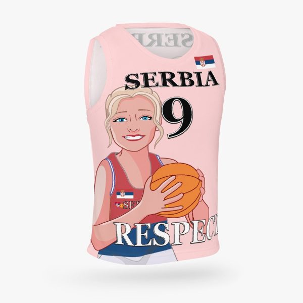 Kids Basketball Jersey GLOBAL FREEDOM UNITED GIRLS SERBIA 9 Online