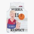 Basketball Jersey GLOBAL FREEDOM UNITED COUPLE EDITION SERBIA MEN V2 11 Hot on Sale