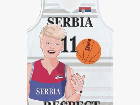 Basketball Jersey GLOBAL FREEDOM UNITED COUPLE EDITION SERBIA MEN V2 11 Hot on Sale