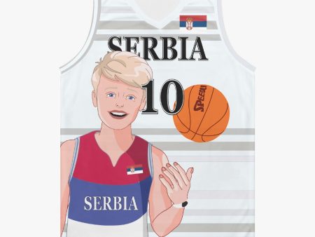 Basketball Jersey GLOBAL FREEDOM UNITED COUPLE EDITION SERBIA MEN V2 10 Supply