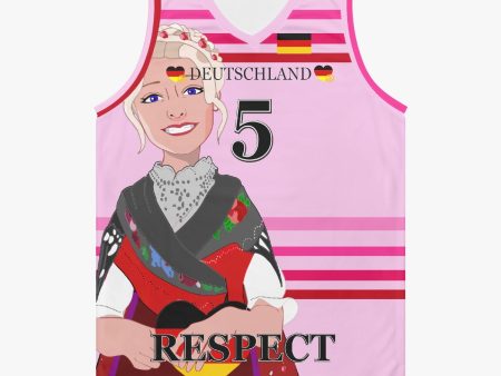 Basketball Jersey  GLOBAL FREEDOM UNITED COUPLE EDITION GERMANY V1 5 Sale