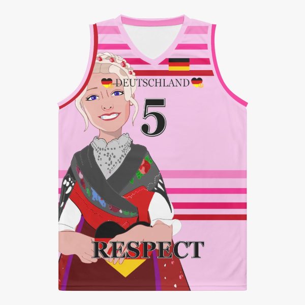 Basketball Jersey  GLOBAL FREEDOM UNITED COUPLE EDITION GERMANY V1 5 Sale