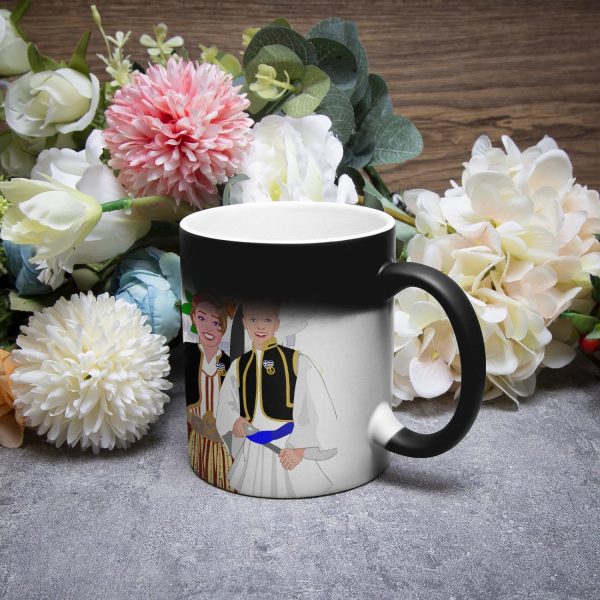 Color Changing Magic Mug GLOBAL FREEDOM UNITED© COUPLE GREECE Fashion