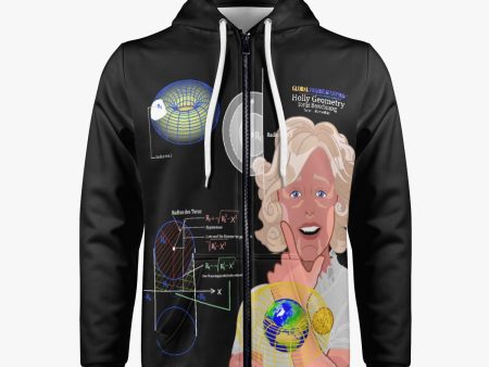 HOLLY GEOMETRY TORUS CODE GLOBAL FREEDOM UNITED© Men s AOP Full Zip Up Hoodie Online Sale