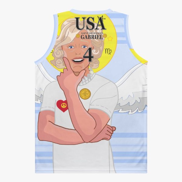 Basketball Jersey GLOBAL FREEDOM UNITED ARCHANGEL GABRIEL USA 4 Online Sale