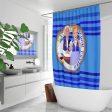 GLOBAL FREEDOM UNITED© Couple Albania Deep Blue Quick-drying Shower Curtain Online Sale