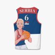 Kids Basketball Jersey GLOBAL FREEDOM UNITED GIRLS SERBIA V2 6 Supply