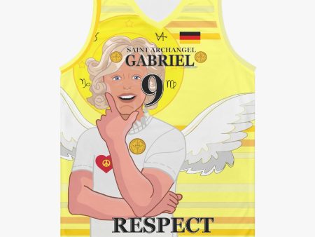 Basketball Jersey GLOBAL FREEDOM UNITED ARCHANGEL GABRIEL GERMANY 9 Sale