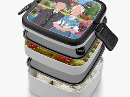 Double-layer Lunch Box GLOBAL FREEDOM UNITED© COUPLE GERMANY BLUE DRESS Online